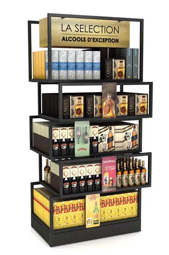 Point-of-purchase display design: Moët Hennessy Diageo POS display