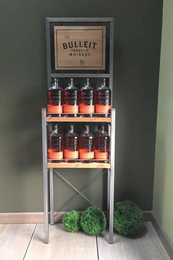 Point-of-purchase display design: POP material Bulleit