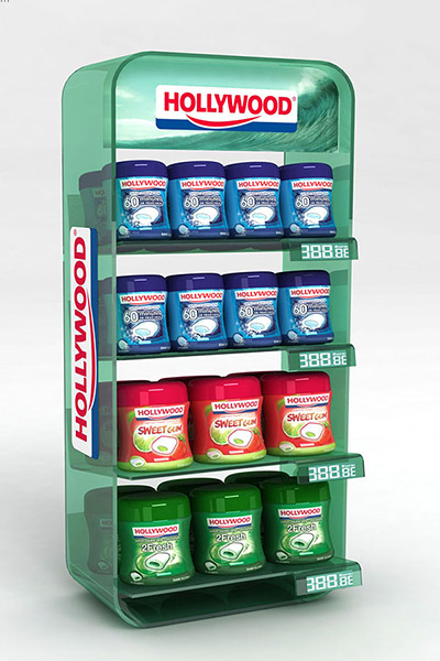 Gum on counters