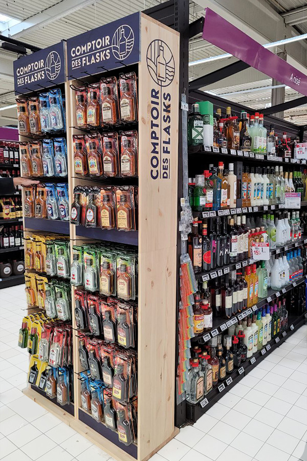 POP display: use wood