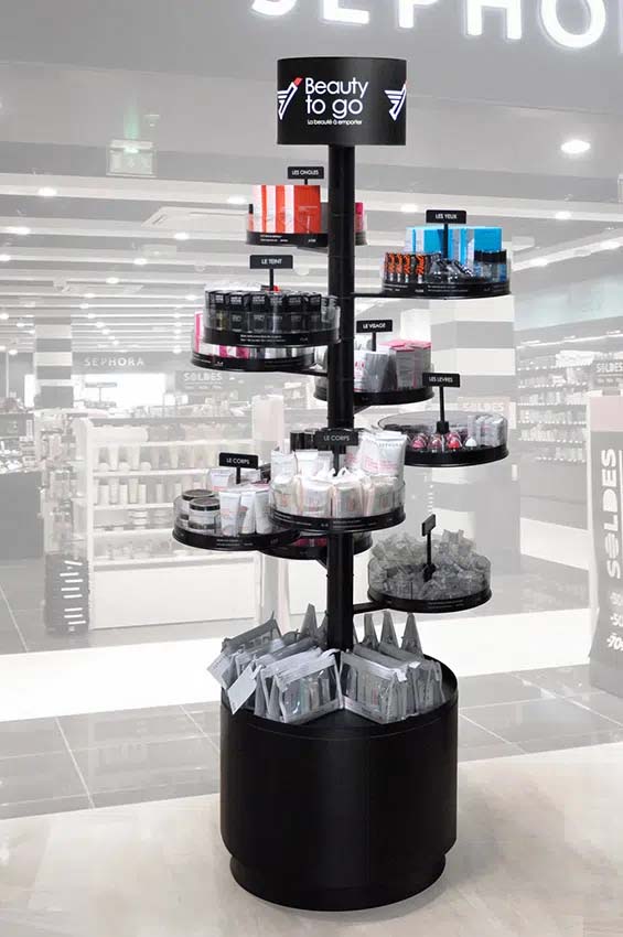 floor-standing display unit- isle display