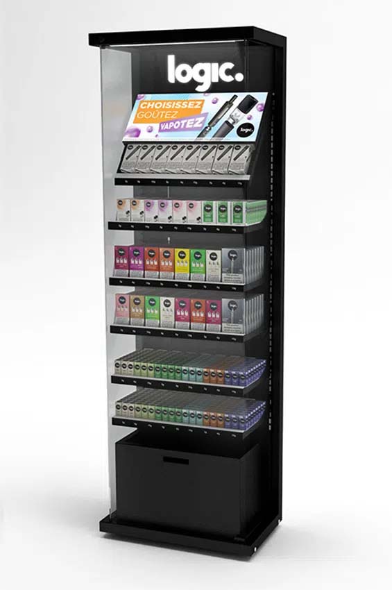 floor-standing display units - display case