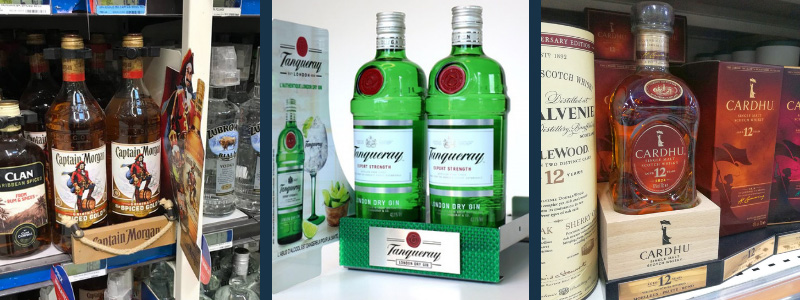 Retail merchandising voor voedsel, dranken en kruidenierswaren