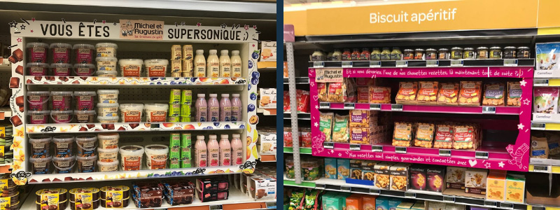 Retail merchandising voor voedsel, dranken en kruidenierswaren