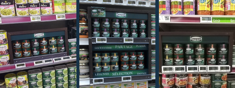 Retail merchandising voor voedsel, dranken en kruidenierswaren