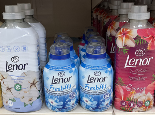 Where Size Matters — Shelf Tray Lenor AirFresh