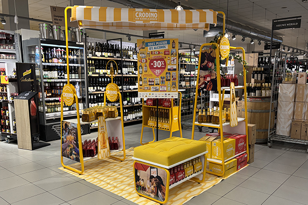 Dry January et Tournée Minérale: Crodino illumine Delhaize avec le soleil italien