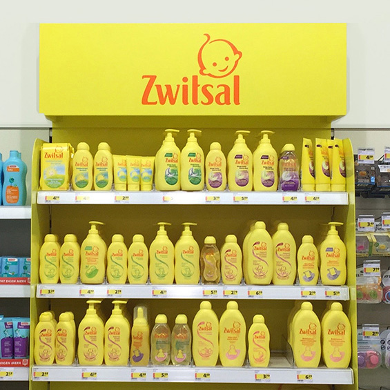 Block Merchandising Zwitsal babyverzorging