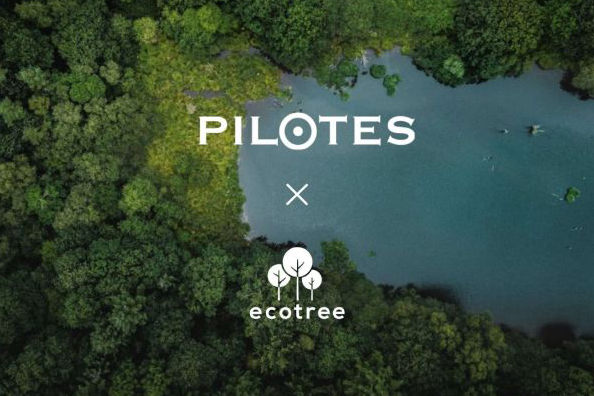 PILOTES werkt samen met EcoTree om een koolstofbijdrage te leveren