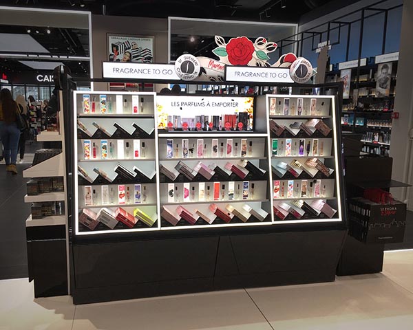Sephora and Pilotes teamed up to introduce a new range of handy fragrance formats. Innovative presentation for extra visual appeal!