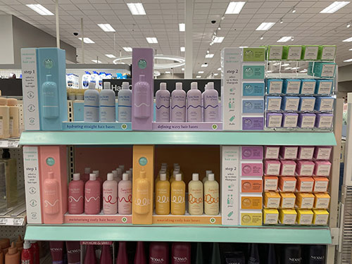 Function of Beauty on-shelf module at Target