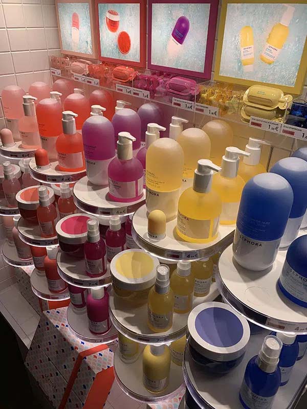 Sephora bath & body instore line-up