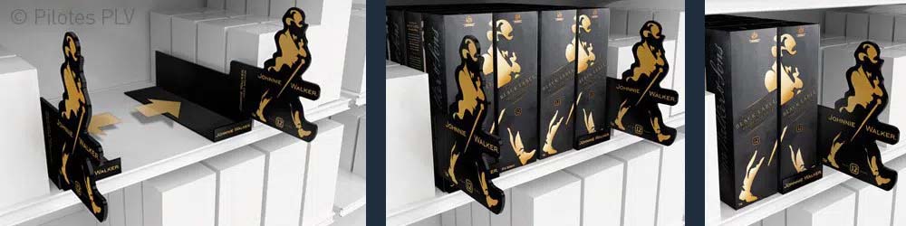 shelf stopper johnnie walker