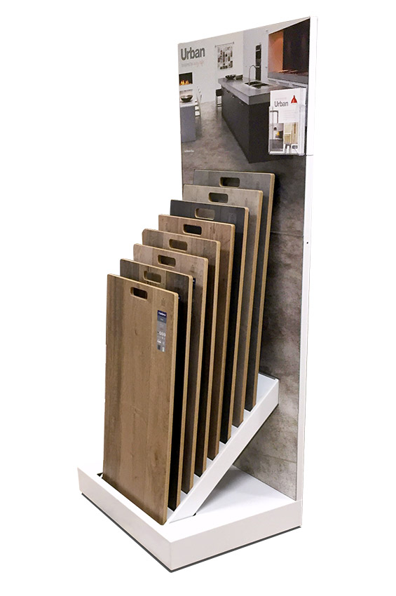 Balterio laminate ski-slope display