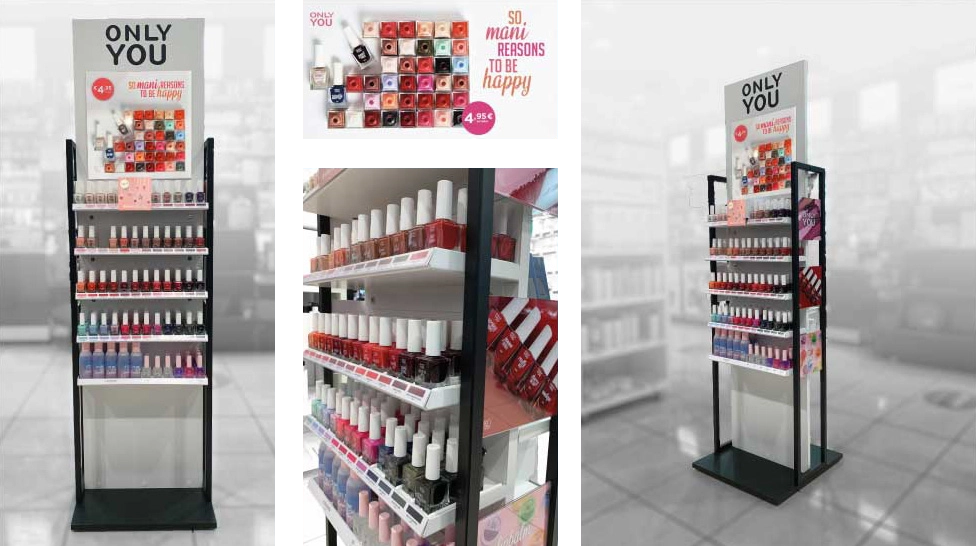 Floor-standing Display Unit Only You nail care