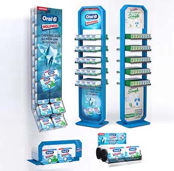 Display Hollywood & OralB