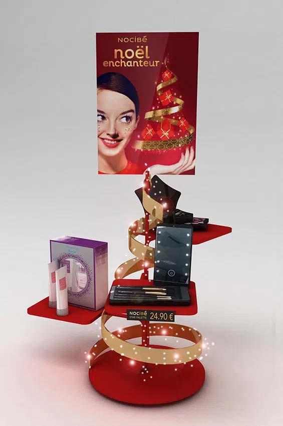 Point-of-purchase display design: Christmas window display Neuhaus