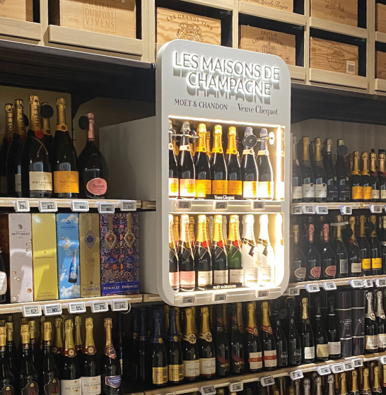 Premium In-line Boutique for Moët Hennessy Champagne
