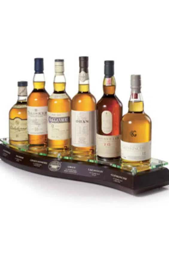 Plateau sommelier Whiskies Diageo