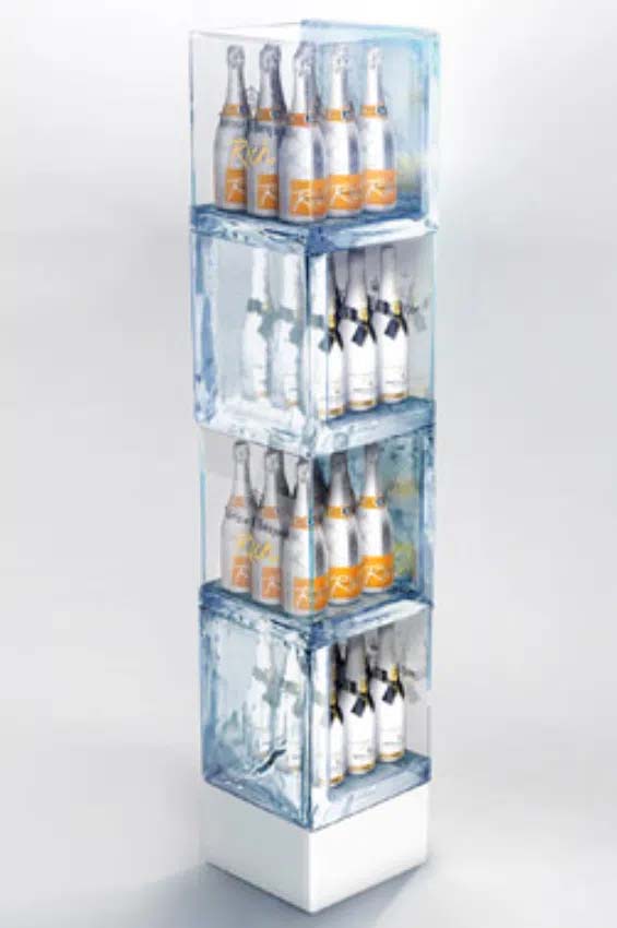 Displaymateriaal Moët Ice