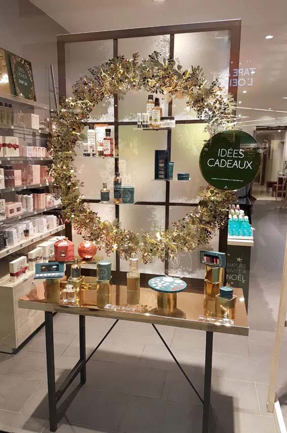 Etalage display voor een beauty retailer