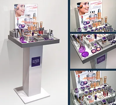 Beauty retail: POP display elevates the shopping experience