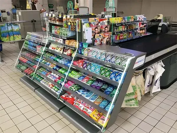 Front-end or checkout display drives impulse buying