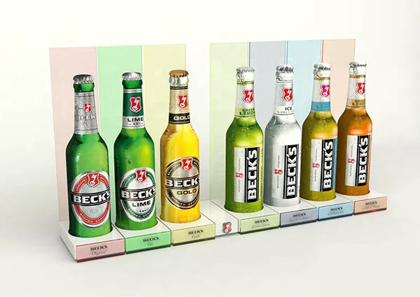 Point-of-Purchase (POP): showcase your liquor or beer brands