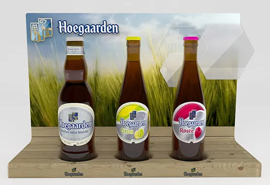 Point-of-Purchase (POP): showcase your liquor or beer brands