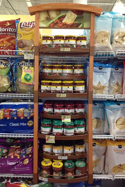Module linéaire pour dips avec les croustilles 