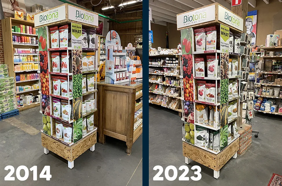Floorstand Biotona superfoods