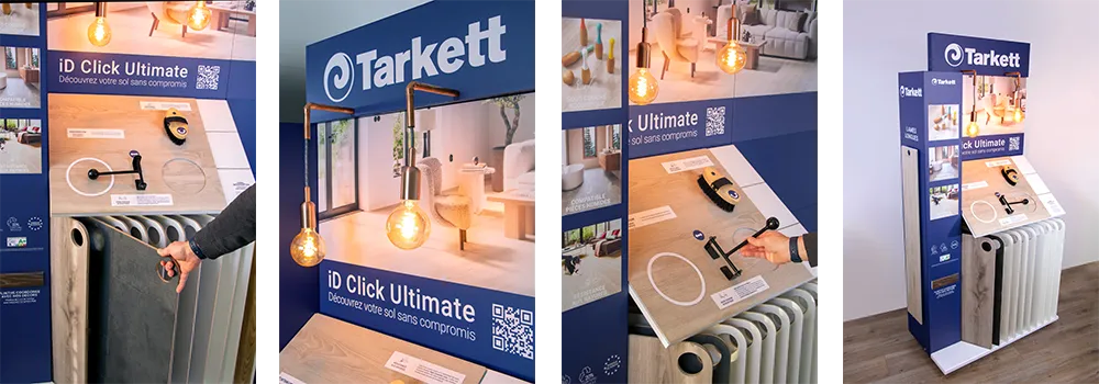 POP display system Tarkett iD Click Ultimate flooring