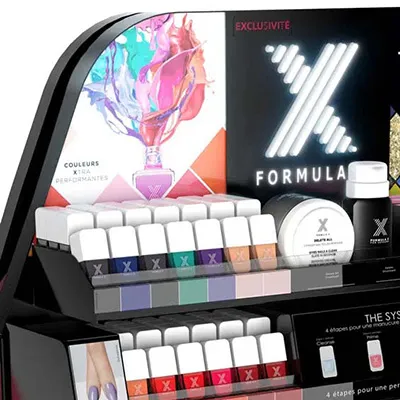 Beauty retail: POP display elevates the shopping experience