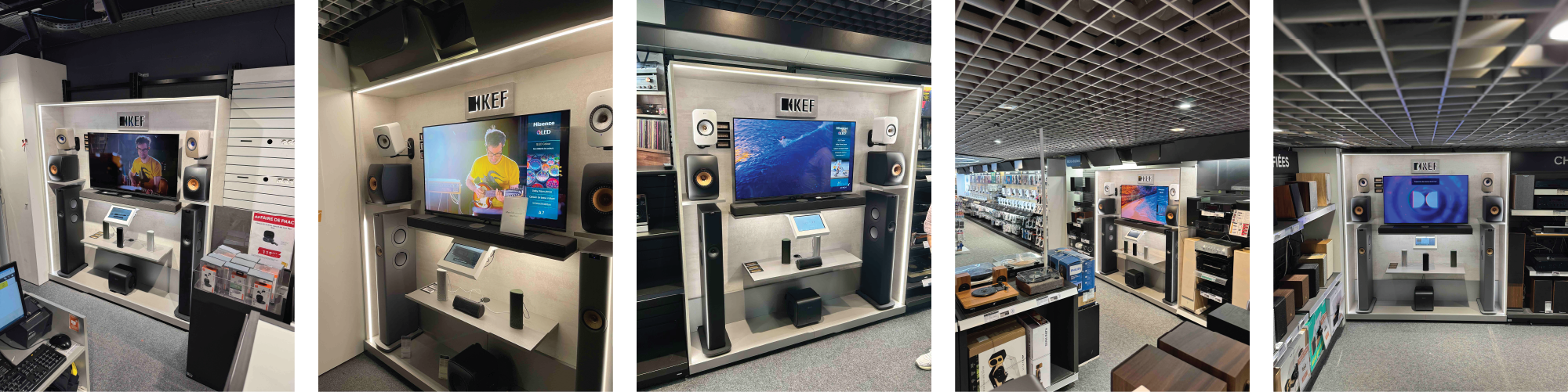 Display interactif KEF chez FNAC | Retail design & expérience sonore