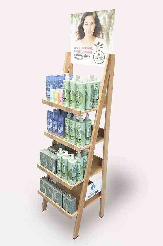 Les avantages d'utiliser le bois pour les présentoirs PLV