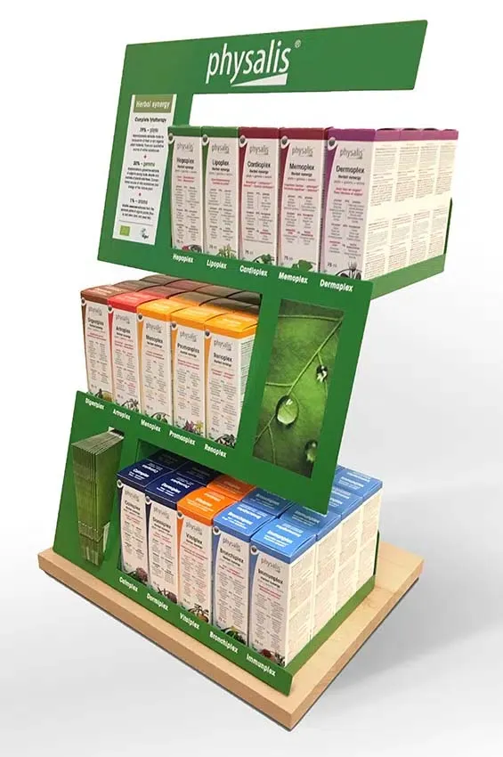 Countertop stand for food supplements